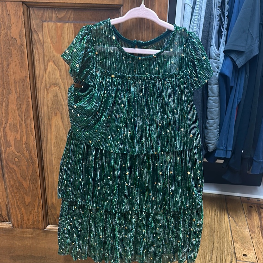 Shimmering Green Dress